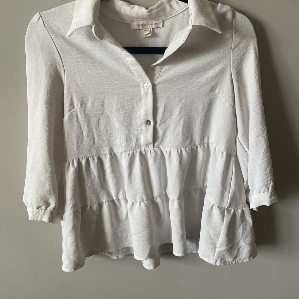 Elegant White Women's Top